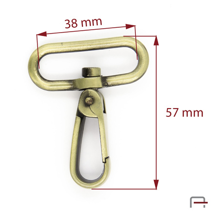 Snap Hook 38 mm 3220121