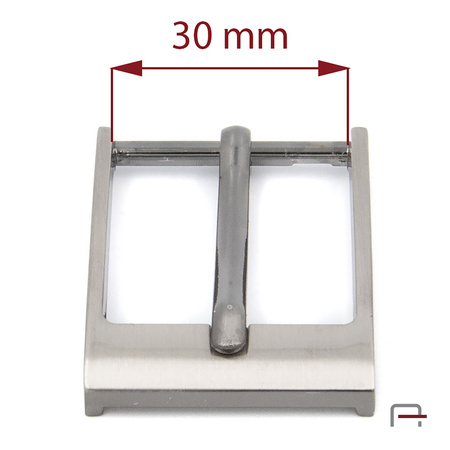 Klamra męska 30 mm czarny satynowany 2102191