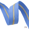 ZIPPER TAPE #5 Cobalt - Gold Y-Teeth 4710750/835