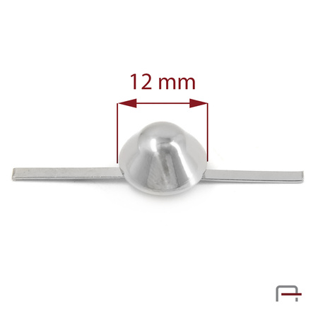 Pukiel ścięty stożek 12 mm nikiel 51009100