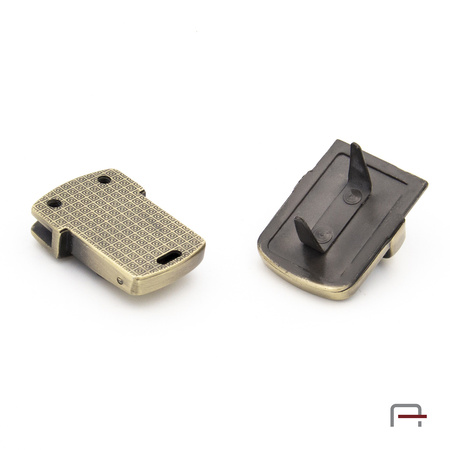 Briedcase Lock, Tuck Lock Satin Old Brass 3104421
