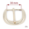 Klamra damska 30 mm złoto 1508451