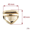 Tuck Lock Gold 3106653