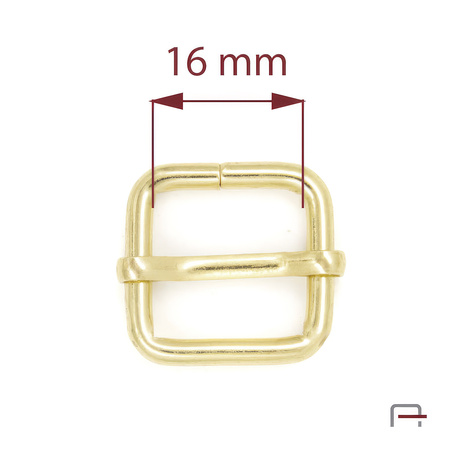 Regulator 16 mm, drut 3 mm złoto 35010500