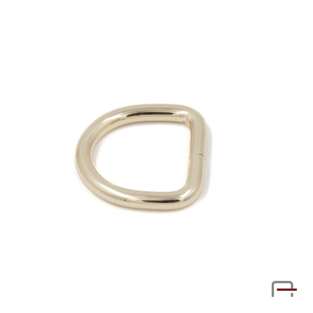 Półkółko 20 mm, drut 3,5 mm złoto 35107500