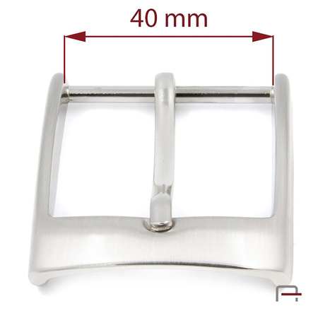 Men's Buckle 40 mm satin nickel 2307911
