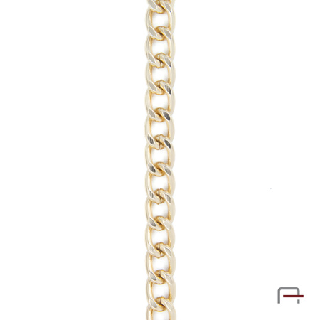 Steel chain 12x9x2,5 mm gold 4113853