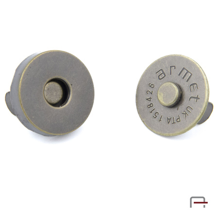 MAGNES 18 mm stare złoto 44001200