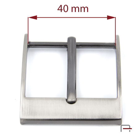 Klamra męska 40 mm czarny satynowany 2303091