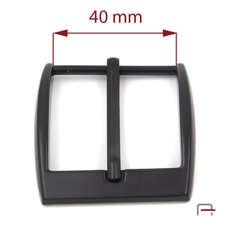 Klamra męska 40 mm czarny mat 2307345