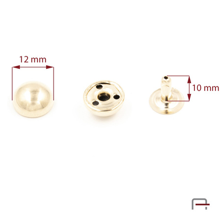 Convex rivets 12x10x10 3900553
