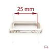 Uchwyt 25 mm nikiel 3303312