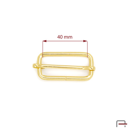 Regulator 40 mm, drut 4 mm złoto 35014500