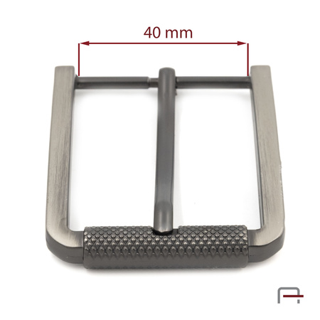 Men's Buckle 40 mm satin gun 2309491