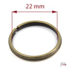 Key Ring 22 mm Old Brass 5110320