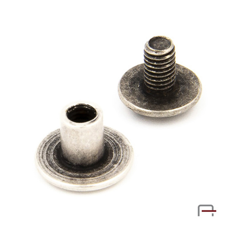 Screw 5 mm old silver 52005300