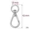 Snap Hook 10 mm nickel 3250410