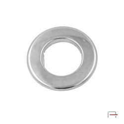 Eyelet with fins 15 mm nickel 51007100