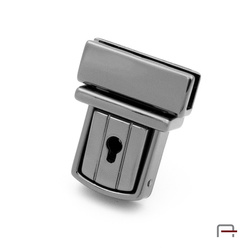Briedcase Lock, Tuck Lock Black Nickel 3104690