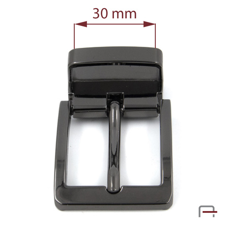 Clip buckle 30 mm black nickel  5130890 NK FREE