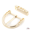 Women's Buckle + loop 40 mm gold 1605853