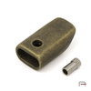 Zipper End Cap Old Brass 39006200