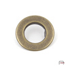 Eyelet with fins 15 mm old brass 51007200