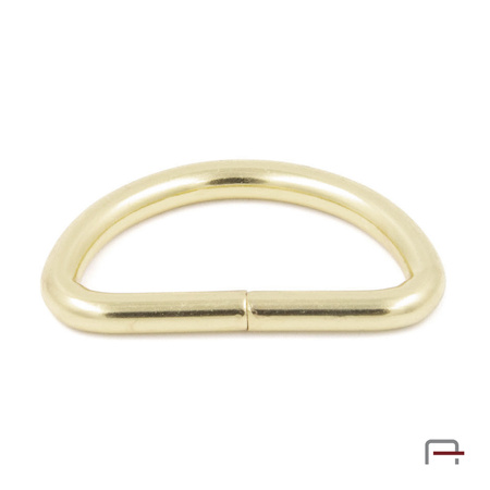 D-ring 32 mm, wire 4 mm gold 35025500