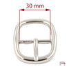 Klamra damska do paska 30 mm nikiel 1505912
