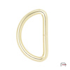 D-ring 32 mm, wire 4 mm gold 35025500