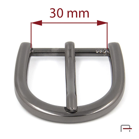 Klamra damska 30 mm czarna 1508590