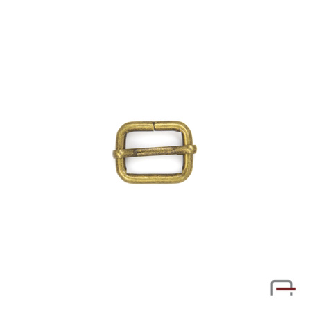 Slide Buckle 32 mm, wire 3,8 mm old brass 35011200