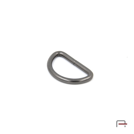 D-ring 32 mm, wire 4 mm black nickel 35025900