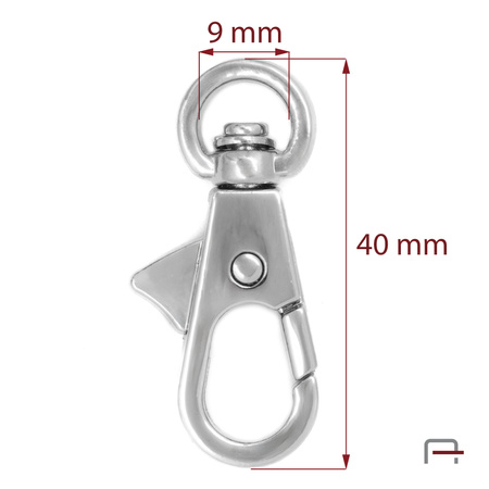Snap Hook 9 mm 3237112