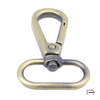Snap Hook 25 mm satin old brass 3235221