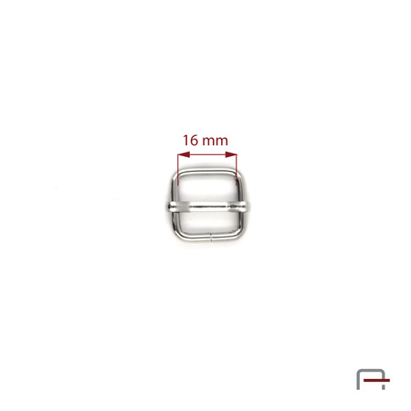 Slide Buckle 16 mm, wire 3 mm nickel 35010100