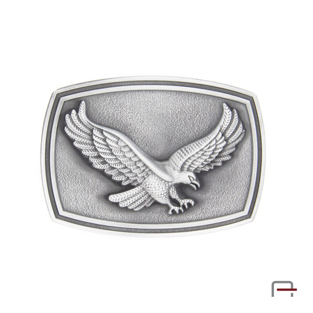 Decorativ buckle 40 mm satin gray 2805497