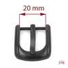 Women's Buckle 20 mm black matt 1310145