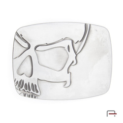 Decorative Buckle 40 mm satin gray 2804497