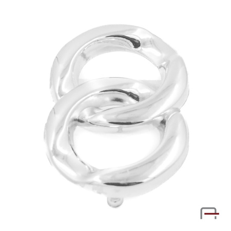 Klamra damska do paska 30 mm nikiel 1506412