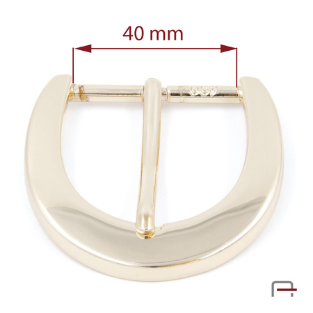 Klamra damska 40 mm złoto 1606851