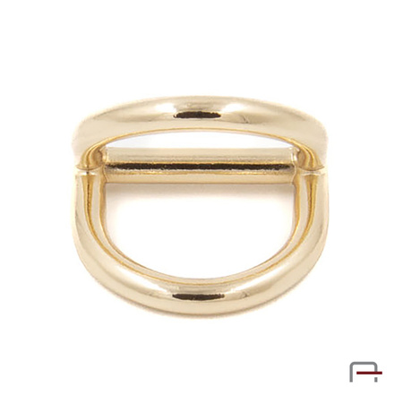 Double D-ring 18 mm gold 3605953