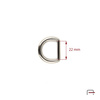 D-ring 22 mm nickel 3603212