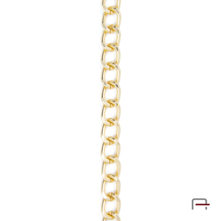 Steel chain 14x10x2,4 mm gold 4115453