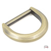 D-ring 19 mm satin old brass 3604621