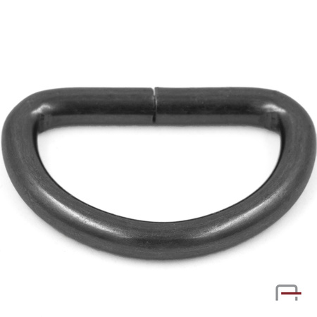 D-ring 26 mm, wire 4 mm black nickel 35023900