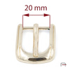 Women's Buckle 20 mm gold 1310153