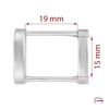 Ramka 19 mm nikiel 36026100