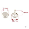Two-sided Rivet L10/10/10/10 nickel
