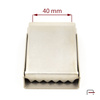 Clamp Belt Buckle 40 mm old silver 2900931
